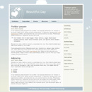 Blogger Template: Beautiful Day