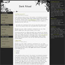 Website Template: Dark Ritual