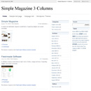 WordPress Theme: Simple Magazine (3 columns)