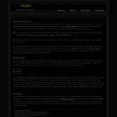 Website Template: Twilight